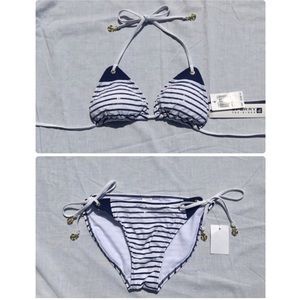 Sperry nautical/sailor two piece bikini